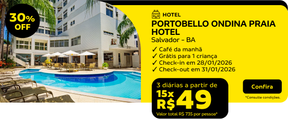 3 dias no PORTOBELLO ONDINA PRAIA HOTEL