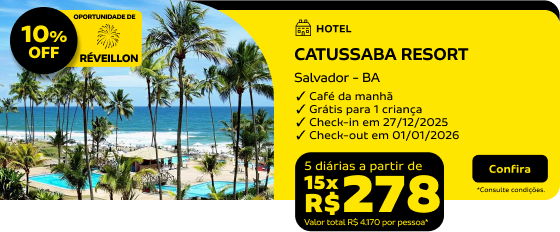 5 diárias no CATUSSABA RESORT