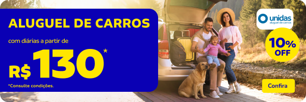 ALUGUEL DE CARROS COM DIÁRIAS A PARTIR DE R$130