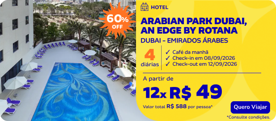 4 Diárias no Arabian Park Dubai, An Edge By Rotana EM DUBAI