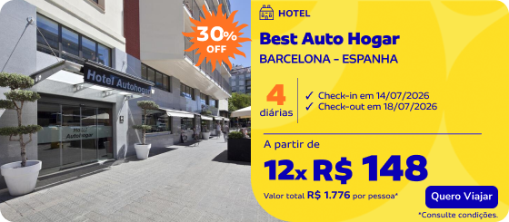 4 Diárias no Best Auto Hogar em Barcelona
