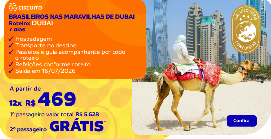 BRASILEIROS NAS MARAVILHAS DE DUBAI 7 DIAS