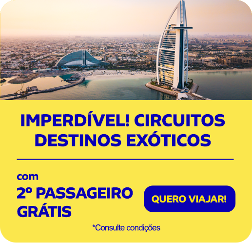 IMPERDÍVEL! CIRCUITOS DESTINOS EXÓTICOS