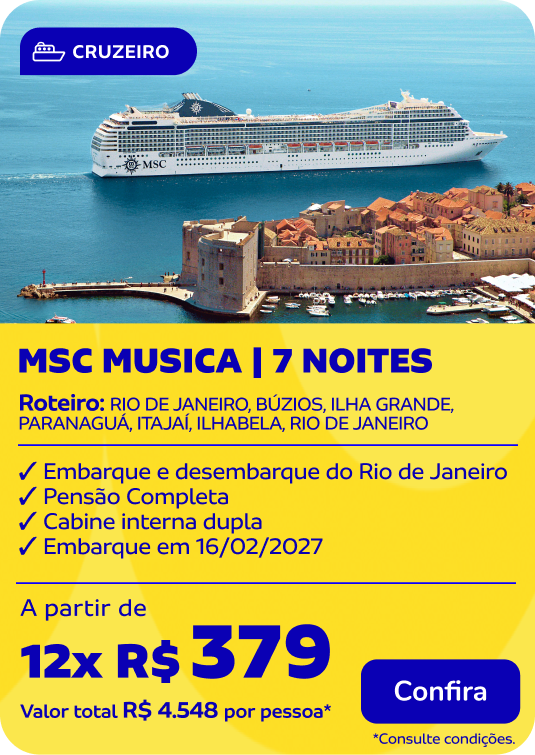 MSC MUSICA | 7 noites