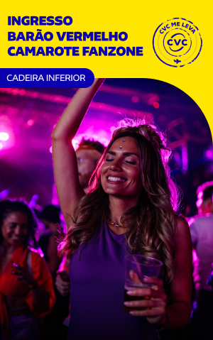 INGRESSO BARÃO VERMELHO - CAMAROTE FANZONE 
