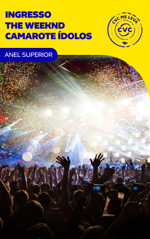 Ingresso The Weeknd Camarote Ídolos (Anel Superior)