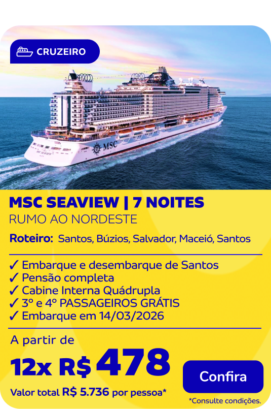 MSC Seaview | 7 noites