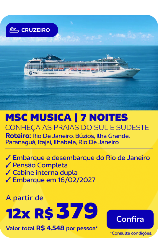 MSC MUSICA | 7 noites