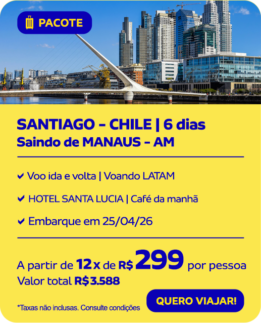 SANTIAGO - CHILE | 6 dias