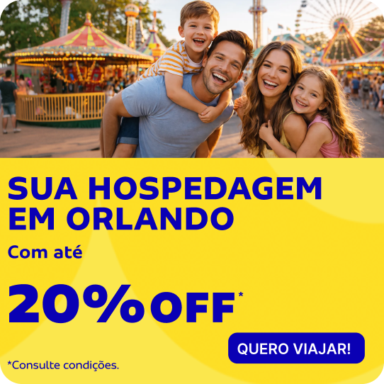 SUA HOSPEDAGEM EM ORLANDO COM ATÉ 20%OFF