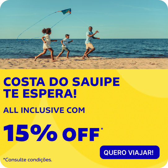 COSTA DO SAUIPE TE ESPERA! ALL INCLUSIVE COM 15%OFF