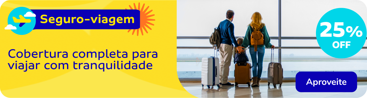 Seguro Viagem com até 25% OFF