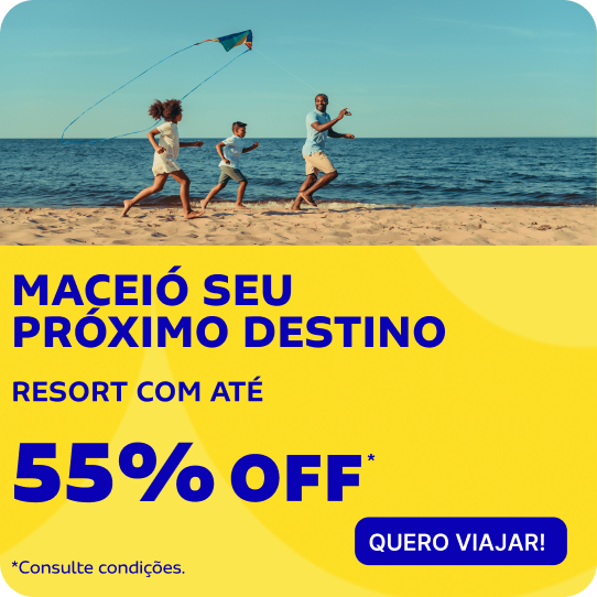 MACEIÓ SEU PRÓXIMO DESTINO RESORT COM ATÉ 55%OFF
