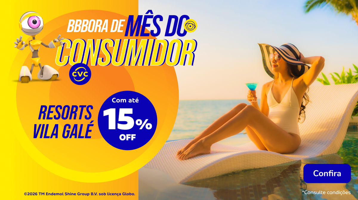 Resorts Vila Galé com 15% OFF
