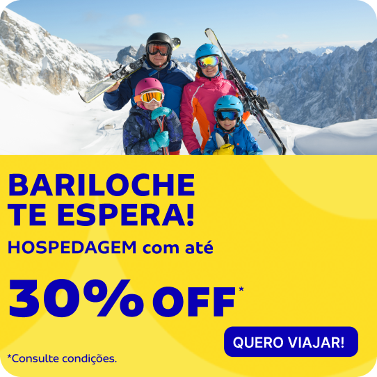 BARILOCHE TE ESPERA! HOSPEDAGEM com até 30%OFF