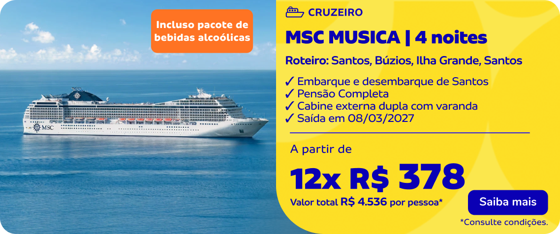 MSC MUSICA | 4 noites