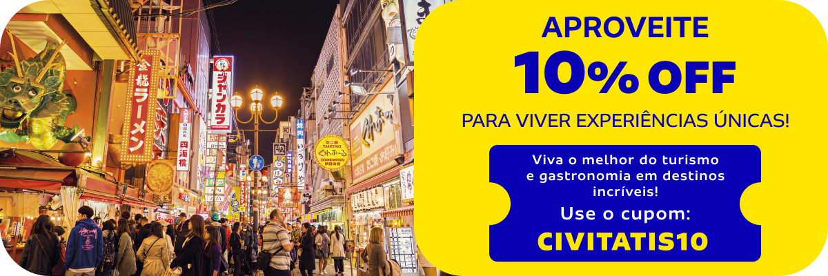 Aproveite 10%OFF para viver experiências únicas!