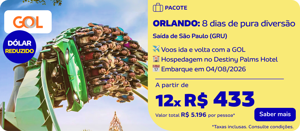 ORLANDO: 8 dias de pura diversão