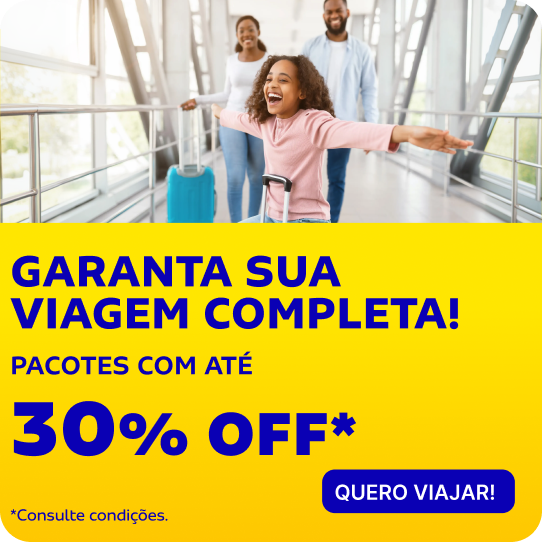 GARANTA SUA VIAGEM COMPLETA!