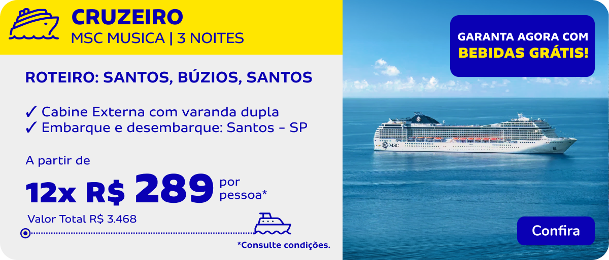 MSC MUSICA | 3 NOITES