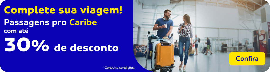 Passagens pro Caribe com até 30% de DESCONTO