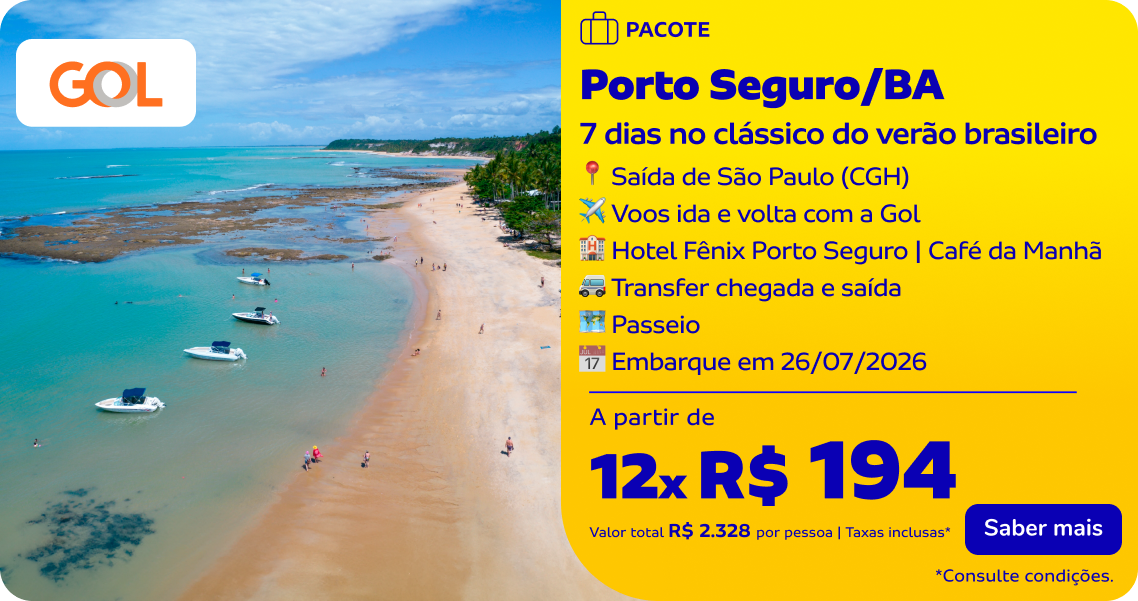 Porto Seguro/BA - 7 dias no clássico do verão brasileiro