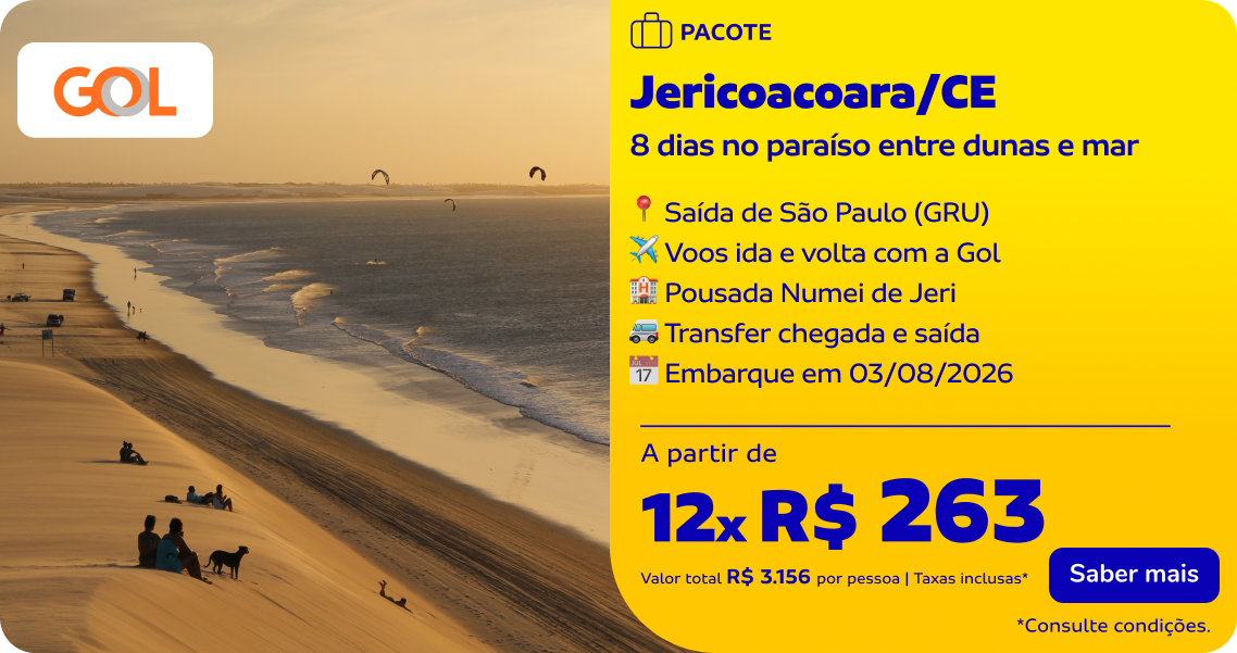 JERICOACOARA - 8 dias no paraíso entre dunas e mar