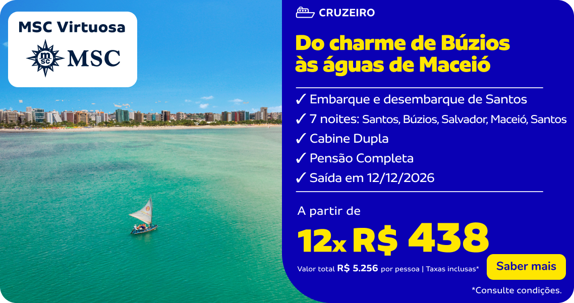 Do charme de Búzios às águas de Maceió