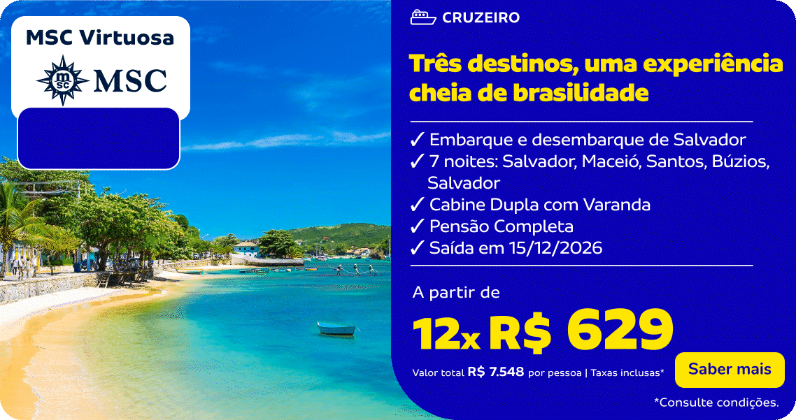 Três destinos, uma experiência cheia de brasilidade