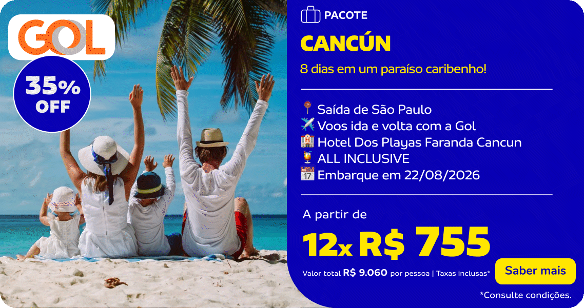 CANCÚN - 8 dias em um paraíso caribenho!
