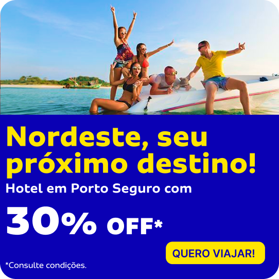 Nordeste seu próximo destino! hotel em Porto Seguro com 30%OFF