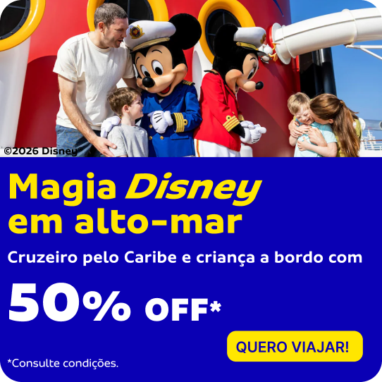 Magia Disney em alto-mar