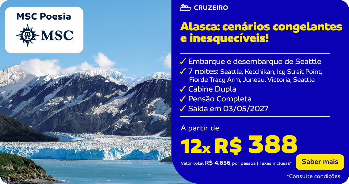 Alasca: cenários congelantes e inesquecíveis!
