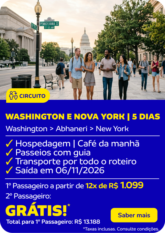 Washington e Nova York | 5 dias