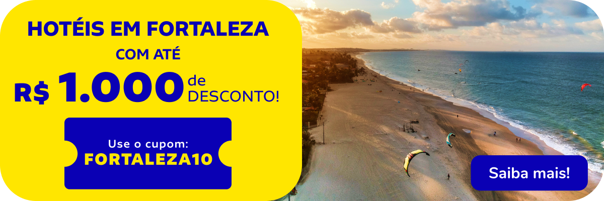 Hotéis em Fortaleza com até R$1.000 de DESCONTO!