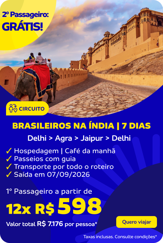 BRASILEIROS NA ÍNDIA | 7 dias