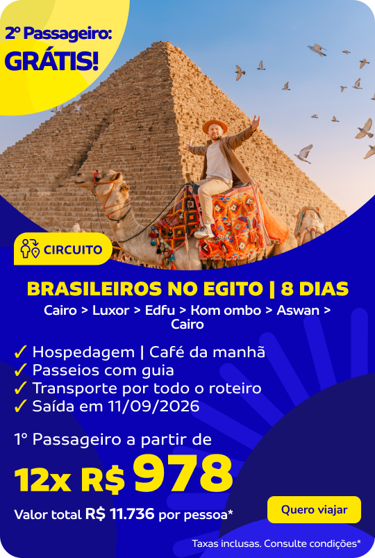 BRASILEIROS NO EGITO | 8 dias