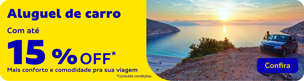 Aluguel de Carros com até 15% OFF