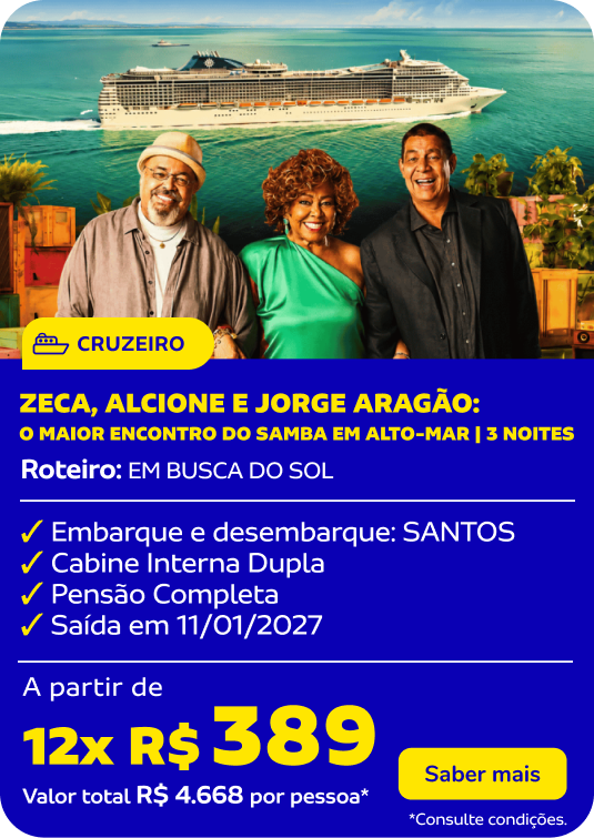 ZECA, ALCIONE E JORGE ARAGÃO: O MAIOR ENCONTRO DO SAMBA EM ALTO-MAR | 3 Noites