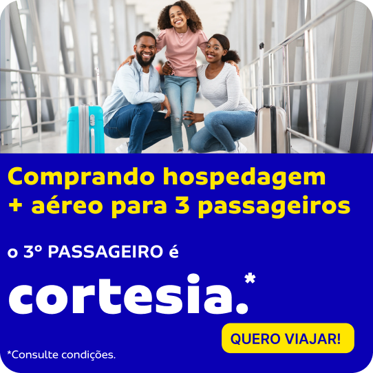 Comprando hospedagem + aéreo para 3 passageiros