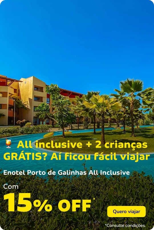 🍹 All inclusive + 2 crianças grátis? Aí ficou fácil viajar