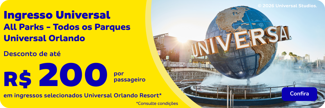 Até R$ 200 reais de desconto no Ingresso Universal