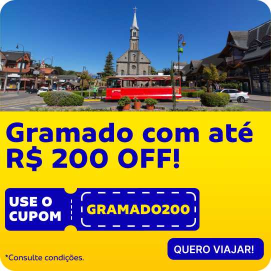 Gramado com até R$ 200 OFF!