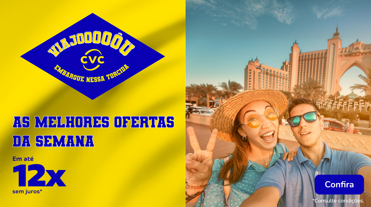 As MELHORES OFERTAS no ANIVERSÁRIO CVC