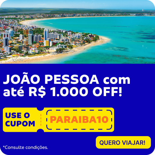 JOÃO PESSOA com até R$ 1.000 OFF!