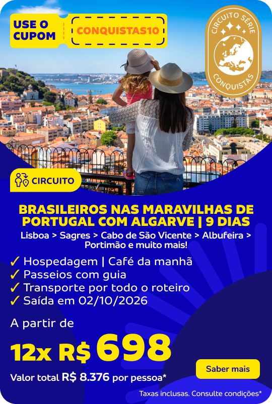 Brasileiros nas maravilhas de Portugal