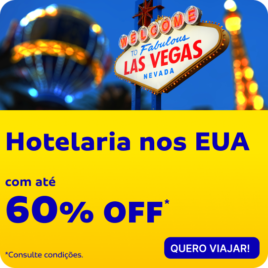 Hotelaria nos EUA com até 60% OFF*!
