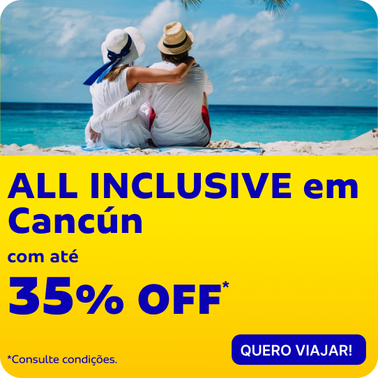 ALL INCLUSIVE em Cancún com até 35% OFF*!