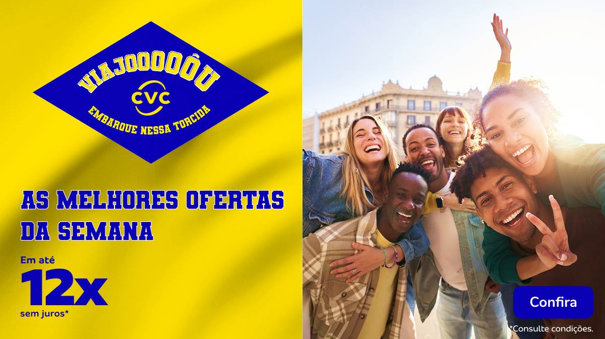 As MELHORES OFERTAS no ANIVERSÁRIO CVC