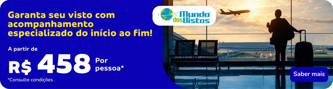 Garanta seu visto com acompanhamento especializado do início ao fim!